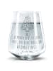 Mr. & Mrs. Panda Wasserglas Marienkäfer Fliegenpilz mit Spruch in Transparent