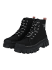 DOCKERS Stiefelette in Schwarz/Rosa