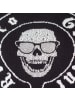 Roberto Geissini Strickpullover Strass-Totenkopf Schwarz