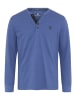 Delmao Henleyshirt in blau