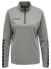 Hummel Halbreißverschluss Jacke Hmlauthentic Damen in GREY MELANGE