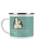Mr. & Mrs. Panda Camping Emaille Tasse 40. Hochzeitstag Rubinhoc... in Meeresbrise
