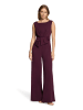 Vera Mont Jumpsuit mit weitem Bein in Strong Aubergine