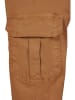 Urban Classics Urban Classics Damen Ladies High Waist Cargo Jogging Pants in toffee