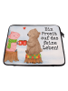 Mr. & Mrs. Panda Laptop Tasche Glühschwein Sause Design mit Spruch in Weiß