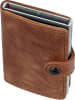 Secrid Geldbörse Miniwallet Vintage in Cognac-Silver