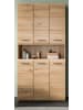 Inn.Furn Hochschrank Eiche Artisan, Badschrank Mehrzweckschrank 6-türig 90 x 185 cm