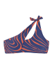 Buffalo Bustier-Bikini-Top in blau-orange