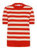 SAINT TROPEZ Strickpullover MilaSZ Gerade Passform in Valiant Seedpearl Block Stripe