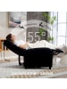 HOMCOM Fernsehsessel mit Liegefunktion in Schwarz 87L x 67B x 98H cm