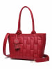 collezione alessandro Schultertasche " Luvre " in rot