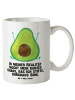 Mr. & Mrs. Panda XL Tasse Avocado Glücklich mit Spruch in Weiß
