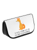 Mr. & Mrs. Panda Make-Up Bag Einhorn Fuchs mit Spruch in Weiß