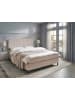 Beliani Doppelbett COUNTESS  in Beige/Braun - (W) 161 x (H) 114 x (L) 201 cm