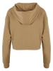 Urban Classics Urban Classics Damen Ladies Oversized Cropped Light Terry Hoodie in unionbeige