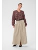 Kaffe Bluse langarm KAbella Regular fit in Pink Black Graphic Flower