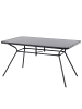 Beliani Esstisch LIVO in Schwarz - (W) 80 x (H) 73 x (L) 140 cm
