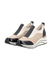 remonte Vegane Sneakers mit Reißverschluss Gloria Beige