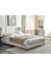 Beliani Doppelbett ROANNE in Beige/Braun - (W) 170 x (H) 29 x (L) 213 cm