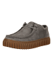 Clarks Schnürschuhe Torhill Lo Grey Suede in 1232 Grey Suede