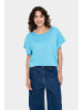 SAINT TROPEZ Strickpullover MilaSZ Casual fit in Ethereal Blue