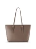 Lazarotti Bologna Leather XL Shopper Tasche Leder 35 cm in taupe