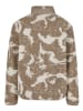 Urban Classics Urban Classics Pattern Teddy Trackjacket in sandswirl