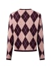 More & More Strickjacke in altrosa aubergine - 0001