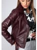 Wittchen Natural leather jacket in Burgundy