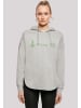 F4NT4STIC Oversized Hoodie Let It Snow Weihnachten in grau