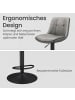 VASAGLE 2er-Set: Barhocker Monni in Grau - (B)47 x (H)(93-114) x (T)44 cm