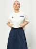 Kappa T-Shirt KUAuthentic Oyster in white natural-blue cobalt