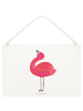 Mr. & Mrs. Panda Holztafel Flamingo Stolz ohne Spruch in Transparent