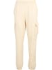 Urban Classics Urban Classics Light Terry Wide Cargo Sweatpants in whitesand