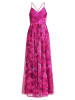 Vera Mont Abendkleid mit Blumenprint in Pink/Rosa