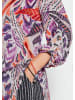 GOLDNER Kurzgröße:  Longbluse Verlängerte Viskosebluse mit Print in bunt / gemustert