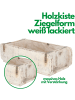 Novaliv Novaliv 3x Holzkiste Vintage Weiß 30 x 15 x 10 cm Alte Ziegelform Holz in Weiß
