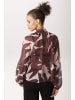 Aniston CASUAL Schlupfbluse in bordeaux-beige-schwarz