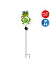 näve LED Solarleuchte "FROGGY" in grün - (L)18 cm x (B)8 cm x (H)90 cm