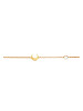 Elli Halskette 925 Sterling Silber Astro, Halbmond in Gold