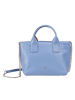 DuDu Ibiza Handtasche Leder 22 cm in pastellblau