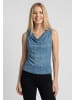 myMo Women Top in blue black