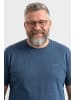 Men Plus Kurzarm T-Shirt in graublau