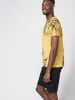 KOROSHI Kurzarm T-Shirt in gelb