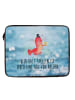 Mr. & Mrs. Panda Notebook Tasche Hummer Weizen mit Spruch in Oceanblue