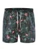 Tom Tailor Badeshorts TRISSIAN in khaki flamingo AOP