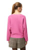 Zero  Strickpullover mit U-Bootausschnitt in Raspberry Velvet