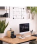 relaxdays Schreibtisch Organizer in Natur/ Schwarz - (B)15 x (H)21 x (T)20 cm
