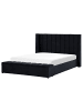 Beliani 11-tlg Doppelbett NOYERS in Schwarz