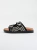 KOROSHI Flat women's sandal in SCHWARZ